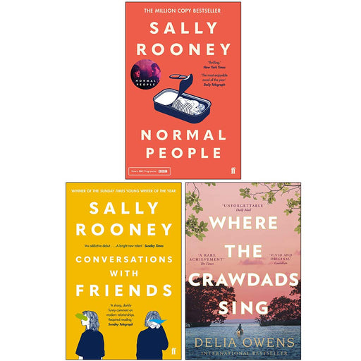 Normal People, Conversations with Friends, Where the Crawdads 3 Books Collection - The Book Bundle