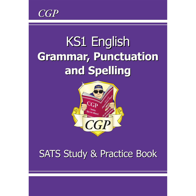 CGP KS1 Collection 3 Books Set Maths, English SATs Reading Study & Practice book - The Book Bundle