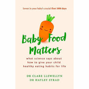 Vermilion Baby-Led Weaning Cookbook set by Tracey Murkett and Gill Rapley, featuring colorful pages on baby food and mealtime tips.