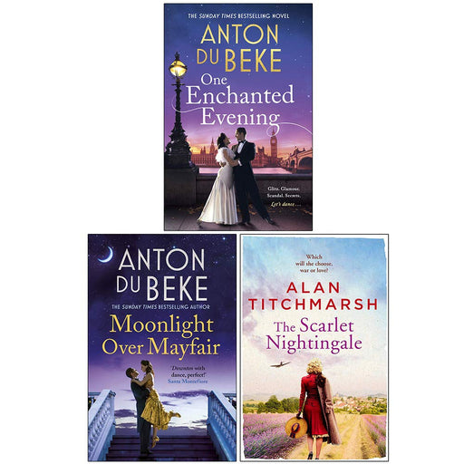One Enchanted Evening, Moonlight Over Mayfair, The Scarlet Nightingale 3 Books Collection Set - The Book Bundle