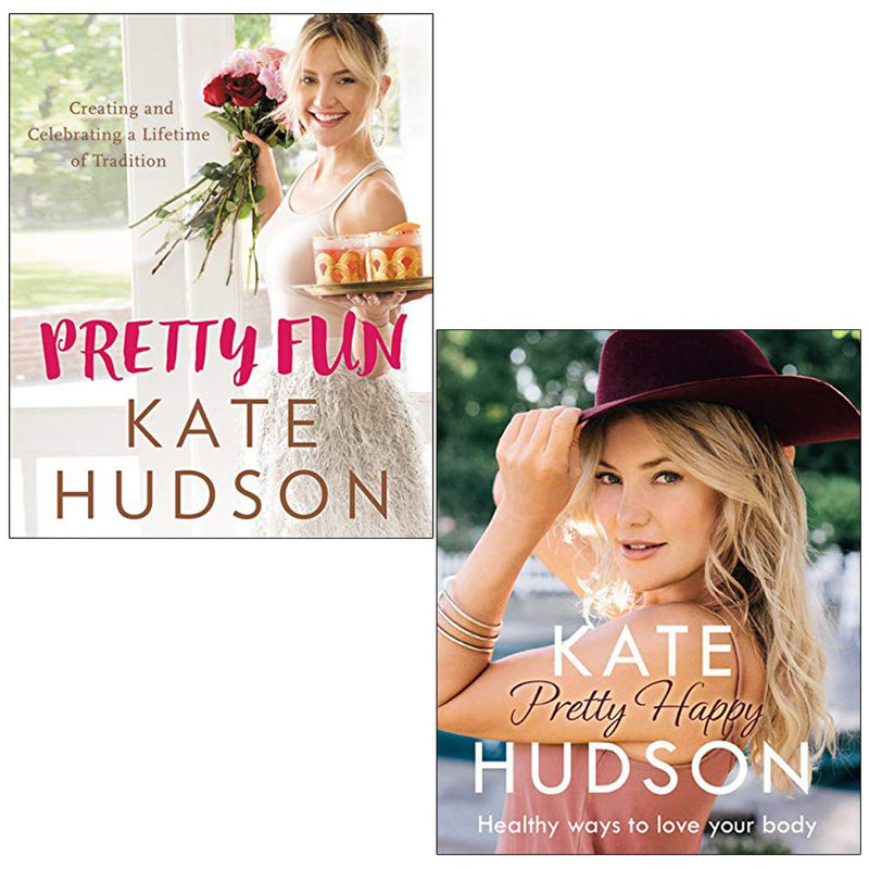 Kate Hudson Collection 2 Books Set (Pretty Fun [Hardcover], Pretty Happy) - The Book Bundle