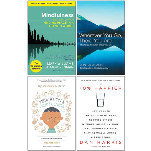 Mindfulness , Wherever You , The Headspace , 10% Happier 4 Books Collection Set - The Book Bundle