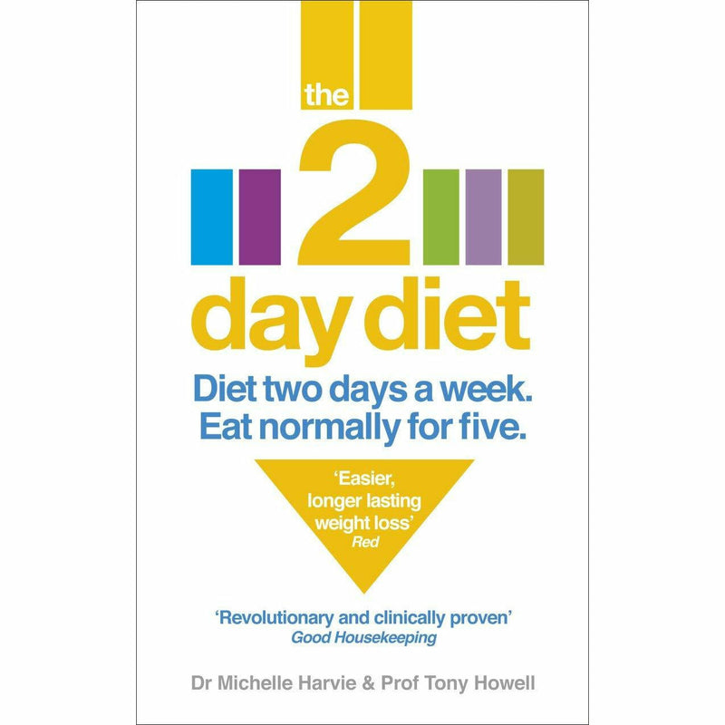 Set of three paperback health and diet books by Iota & Hugh Fearnley-Whittingstall, including The Fast Diet and The 2-Day Diet.