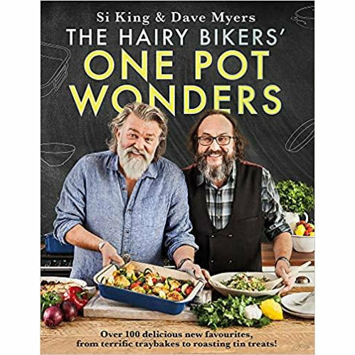 Set of three Hairy Bikers cookbooks including One Pot Wonders, Perfect Pies, and Asian cuisine from W&N.