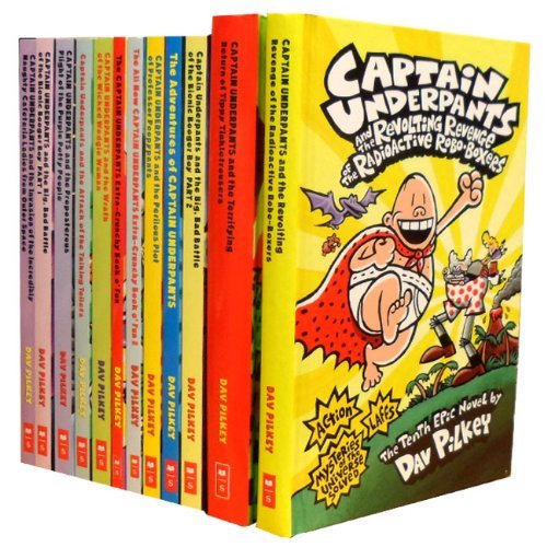 Captain Underpants 12 Books Set Collection - The Book Bundle