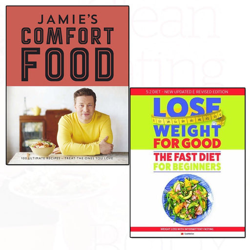 jamie's comfort food [hardcover], lose weight for good fast diet for beginners 2 books collection set - weight loss with intermittent fasting - The Book Bundle
