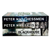 The Lewis Trilogy series by Peter May featuring three paperback fiction books in a set, published by Quercus.