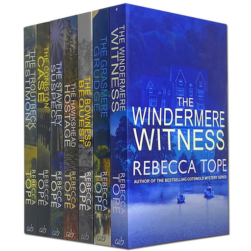 Lake District Mysteries Series Collection 7 Books Set (The Windermere Witness, Ambleside  Alibi, Coniston) - The Book Bundle
