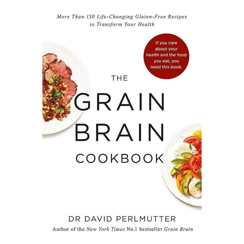 Set of three David Perlmutter books including Grain Brain, The Grain Brain Whole Life Plan, and Brain Maker by Yellow Kite Iota Publishing