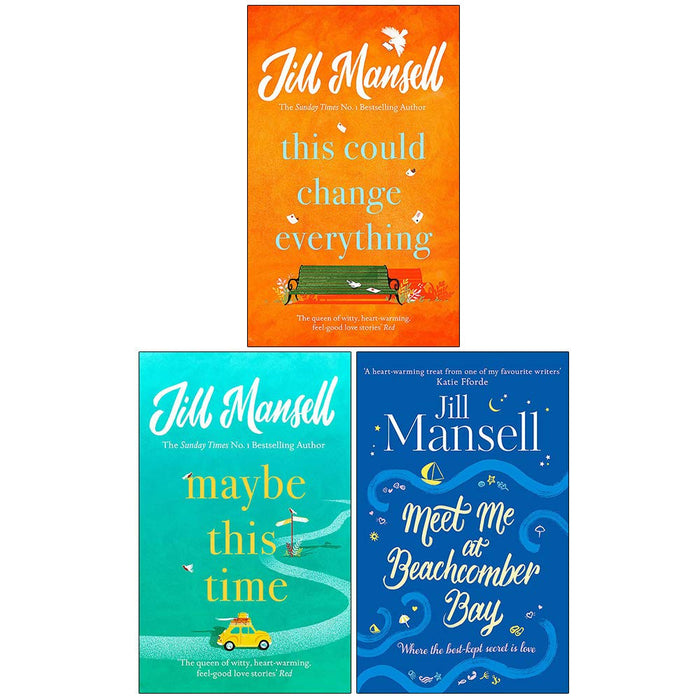 Jill Mansell Collection 3 Books Set (This Could Change Everything, Maybe This Time, Meet Me at Beachcomber Bay) - The Book Bundle