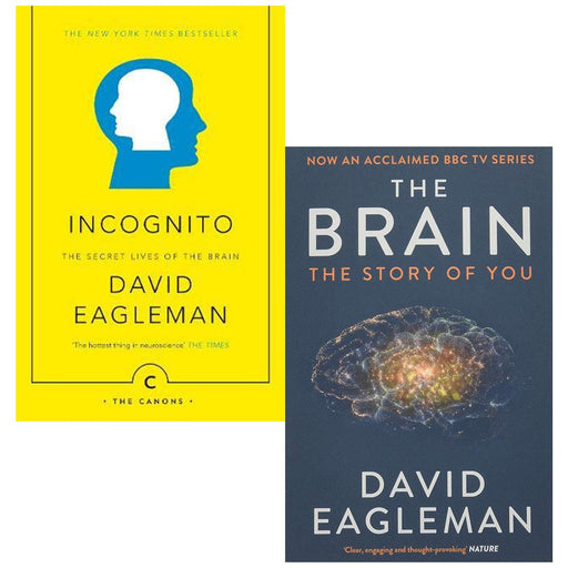 David Eagleman Collection 2 Books Set (Incognito The Secret Lives of The Brain, The Brain The Story of You) - The Book Bundle