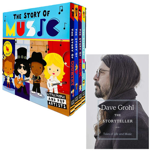 The Story of Music 5 Books Collection Set (Pop, Rock, Rap, Country, The Storyteller Tales Of Life And Music) - The Book Bundle
