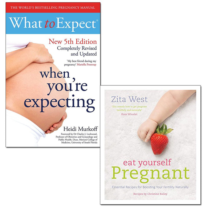 what to expect when you're expecting 5th edition and eat yourself pregnant 2 books set - The Book Bundle
