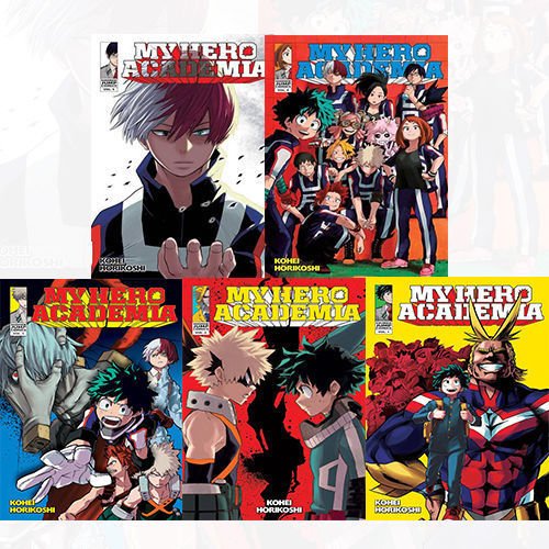 My Hero Academia Series(Vol 1-5) Collection 5 Books Set By Kohei Horikoshi - The Book Bundle