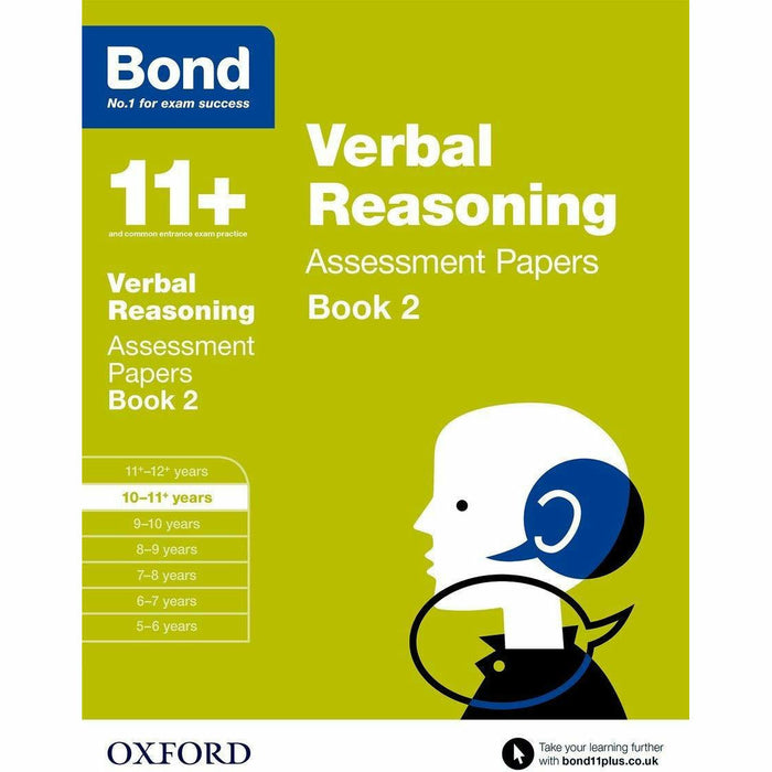 Bond 11+:Assessment Papers Book 2 Year 9-11 Bundle -8 Books Collection Set :English, Maths, Non-verbal Reasoning, Verbal Reasoning - The Book Bundle
