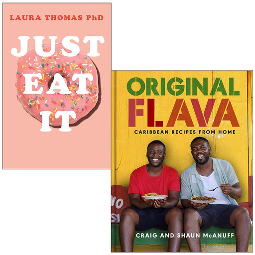 Just Eat It, [Hardcover] Original Flava Caribbean Recipes from Home 2 Books Collection Set - The Book Bundle