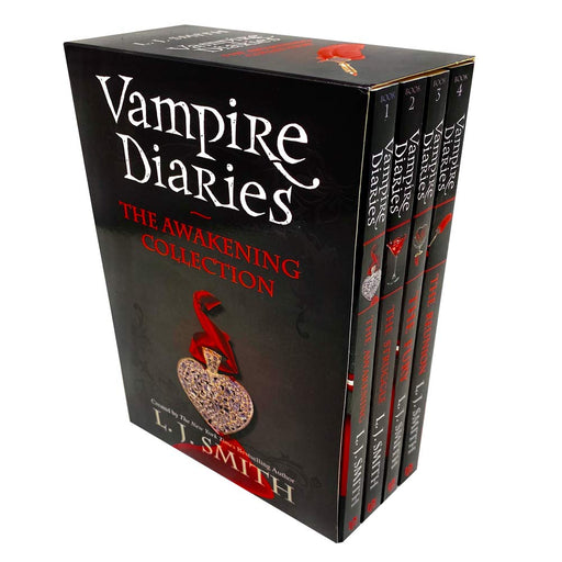 The Vampire Diaries Series 1 Collection 4 Books Bundle Box Set By L J Smith ( The Awakening, The Struggle, The Fury, The Reunion) - The Book Bundle