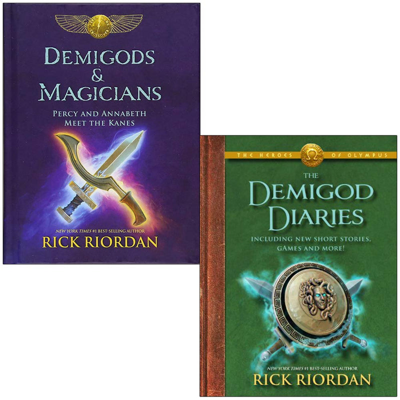 demigods and monsters rick riordan Demigods And Magicians Demigod Diaries 2 Book Set Rick Riordan — The Book Bundle