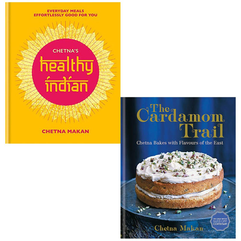 Chetnas Healthy Indian, The Cardamom Trail 2 Books Collection Set by Chetna Makan - The Book Bundle