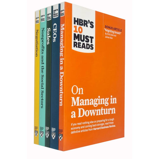 HBR's 10 Must Reads Collection 5 Books Set Reads on Sales,Nonprofits,Negotiation - The Book Bundle