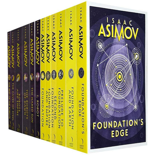 Isaac Asimov Foundation and Robot Series 12 Books Collection Set NEW - The Book Bundle