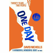 Paperback collection of three fiction books by David Nicholls, including Us, Starter for Ten, and One Day, published by Hodder Paperbacks.