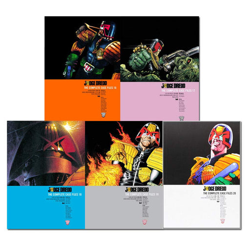 Judge Dredd: Complete Case Files Volume 16-20 Collection 5 Books Set (Series 4) By John Wagner - The Book Bundle