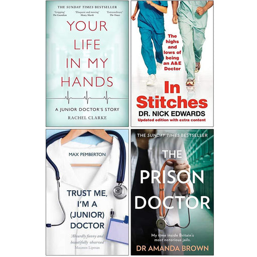 Your Life, In Stitches, Trust Me , The Prison Doctor 4 Books Collection Set - The Book Bundle