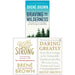 Brené Brown Collection 3 Books Set (Braving the Wilderness, Rising Strong, Daring Greatly) - The Book Bundle