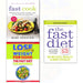 Fast cook,diet and how to lose weight for good for beginners 3 books collection set - The Book Bundle