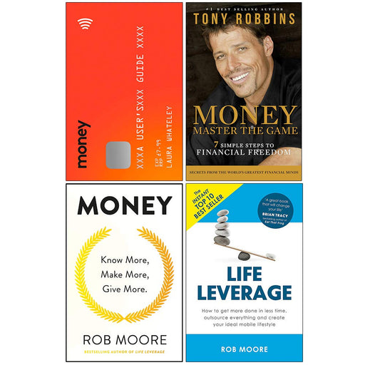 Money A , Money Master , Money Know , Life Leverage 4 Books Collection Set - The Book Bundle