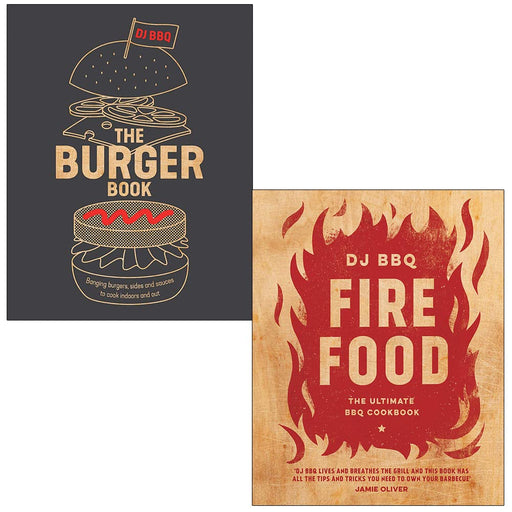 Christian Stevenson 2 Books Collection Set (The Burger Book & Fire Food The Ultimate BBQ Cookbook) - The Book Bundle