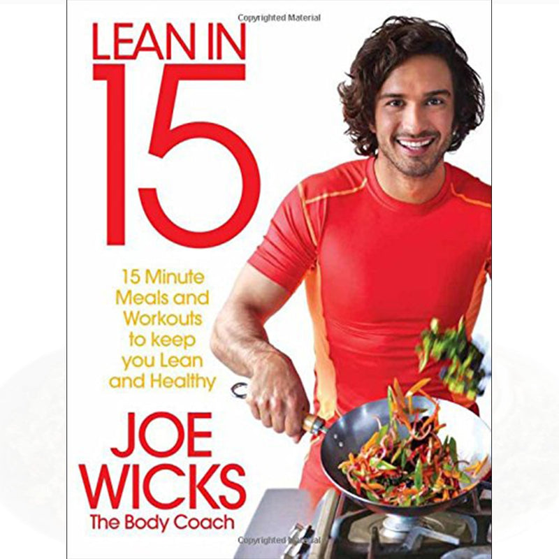Bluebird paperback set of Joe Wicks' Lean In 15 diet books, featuring healthy, longevity-focused recipes and nutrition tips.