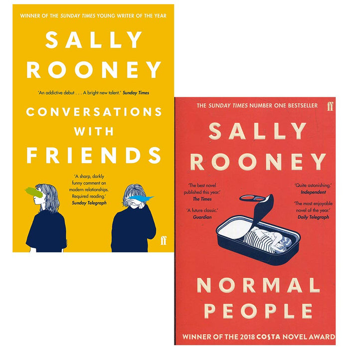 Sally Rooney 2 Books Collection Set (Conversations with Friends & Normal People) - The Book Bundle