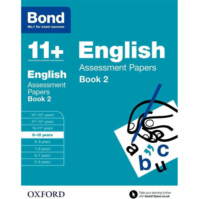 Bond 11+:Assessment Papers Book 2 Year 9-11 Bundle -8 Books Collection Set :English, Maths, Non-verbal Reasoning, Verbal Reasoning - The Book Bundle