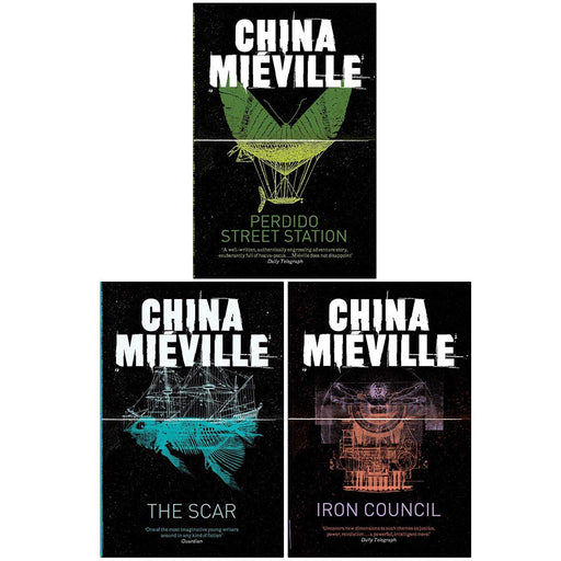 New Crobuzon Series 3 Books Collection Set By China Miéville (Perdido Street Station, The Scar, Iron Council) - The Book Bundle