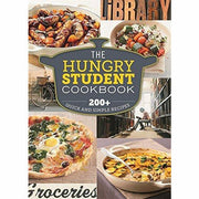 Set of three vegetarian cookbooks by Joy May & Spruce, featuring recipes for students and hungry cooks in mixed formats.