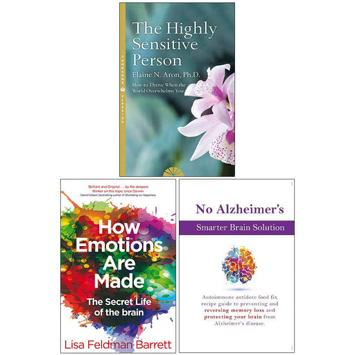 Highly Sensitive, How Emotions, No Alzheimer's 3 Books Collection Set - The Book Bundle