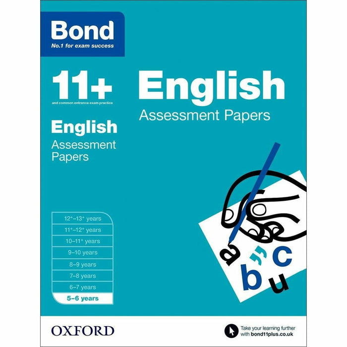 Bond 11+: Assessment Papers, 5-6 years Bundle: English, Maths, Non-verbal Reasoning, Verbal Reasoning - The Book Bundle