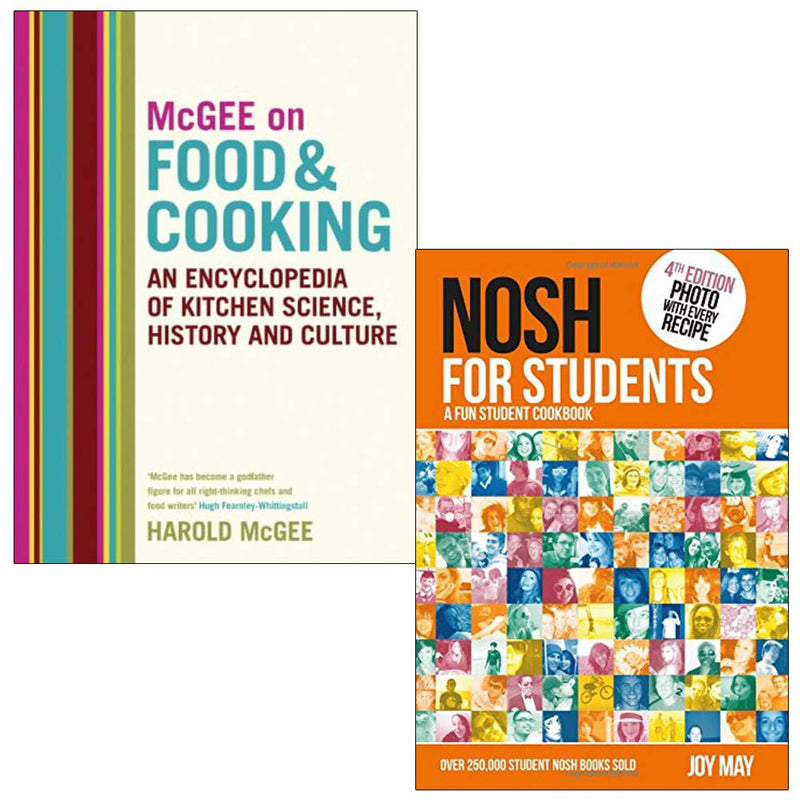 McGee on Food and Cooking & Nosh for Students  2 Books Collection Set - The Book Bundle