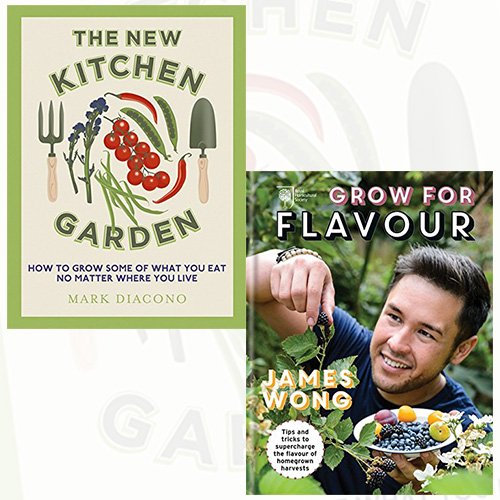 New Kitchen Garden and RHS Grow for Flavour 2 Books Bundle Collection - How to Grow Some of What  & tricks to supercharge the flavour - The Book Bundle