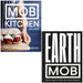 Mob Kitchen Feed 4 Or More For Under 10 Pounds By Ben Lebus & Earth Mob By Mob Kitchen Collection 2 Books Set - The Book Bundle