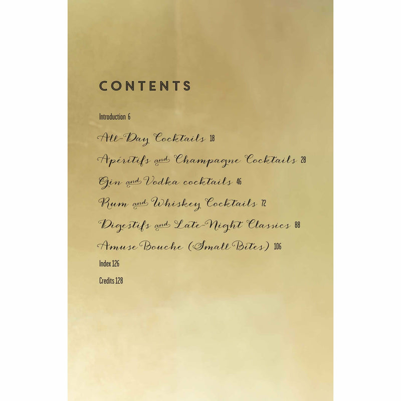 Hardcover book titled "Parisian Cocktails" by Laura Gladwin, featuring elegant drinks and bites from the City of Light.
