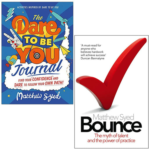 The Dare to Be You Journal & Bounce By Matthew Syed 2 Books Collection Set - The Book Bundle
