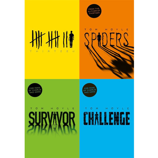 Tom Hoyle Collection 4 Books Bundle ( Thirteen , Spiders , Survivor, The Challenge) - The Book Bundle