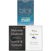 Malcolm Gladwell Collection 3 Books Set (Blink, David and Goliath, What the Dog Saw) - The Book Bundle