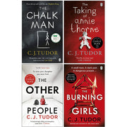 C J Tudor Collection 4 Books Set (The Chalk Man, The Taking of Annie Thorne, The Other People, The Burning Girls) - The Book Bundle