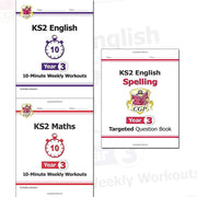 KS2 New Curriculum Year 3 CGP Books Collection 3 Books Set - The Book Bundle