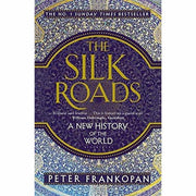 Set of two paperback books by Peter Frankopan, The New Silk Roads and The Silk Roads 2, exploring historical trade routes and global connections.