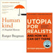 Humankind A Hopeful History & Utopia for Realists And How We Can Get There By Rutger Bregman 2 Books Collection Set - The Book Bundle